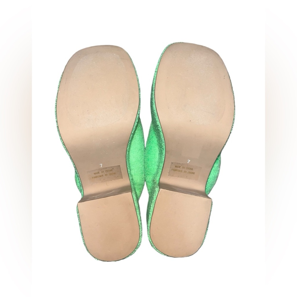 Jeffrey Campbell Y2K Luau Platform Flip Flop Green size 7 - Picture 5 of 5